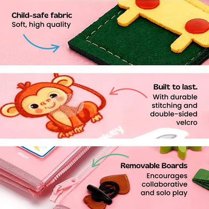 TibaToes™ Montessori-Spielbrett für Kleinkinder