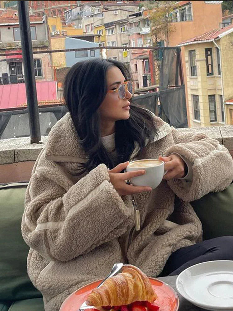 Mila | Cozy Teddy Jacket