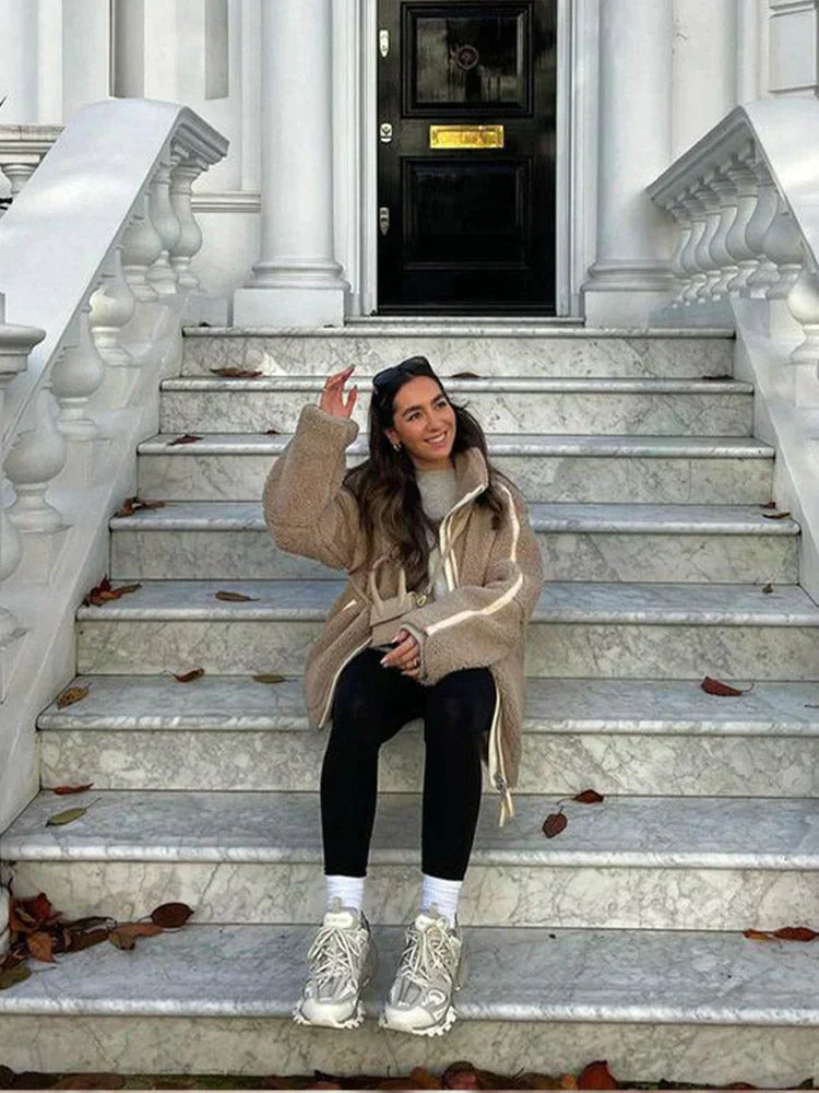 Mila | Cozy Teddy Jacket