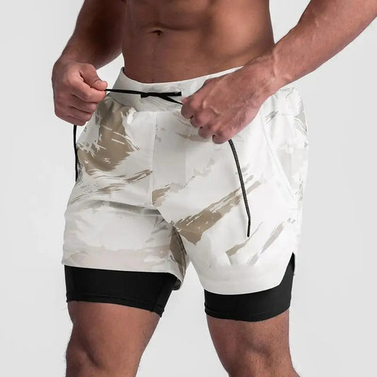 James | Grüne, einfache, leichte Sportshorts für Männer