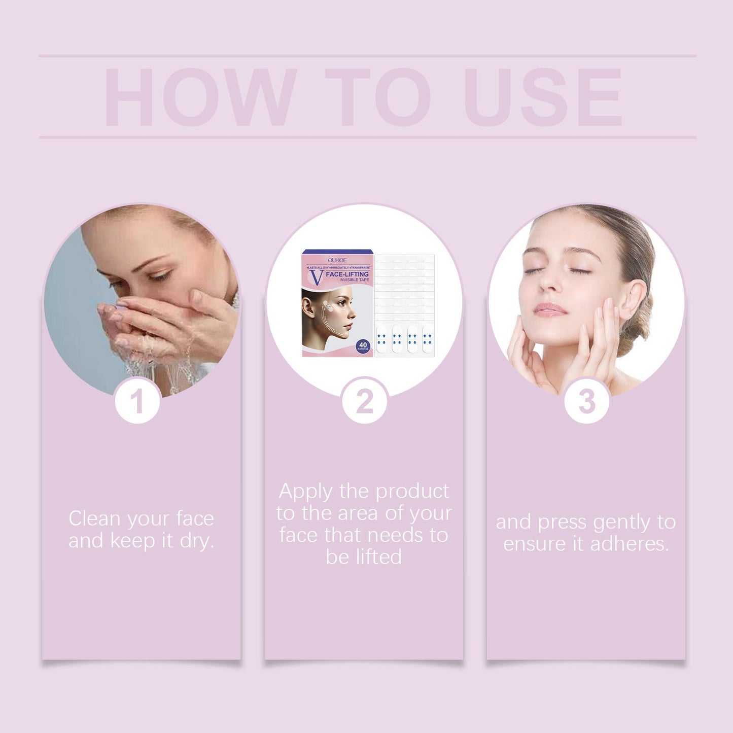 Jeune™ - Unsichtbares Facelifting Tape