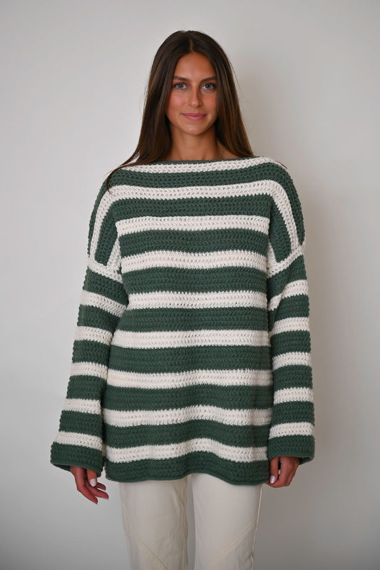 Gestreifter Pullover