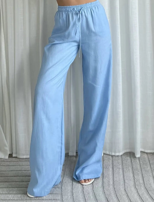 Linnen Sophia einzigartige Viral Pants - 1+1 GRATIS