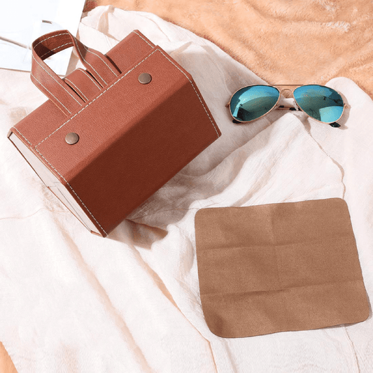 Luxy sun | Tragbares faltbares Etui für mehrere Brillen