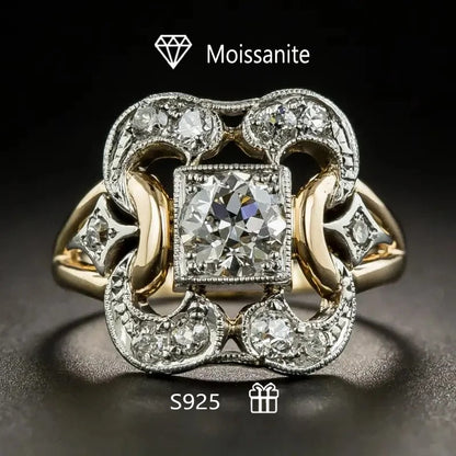 Vintage Zirkonia Goldring