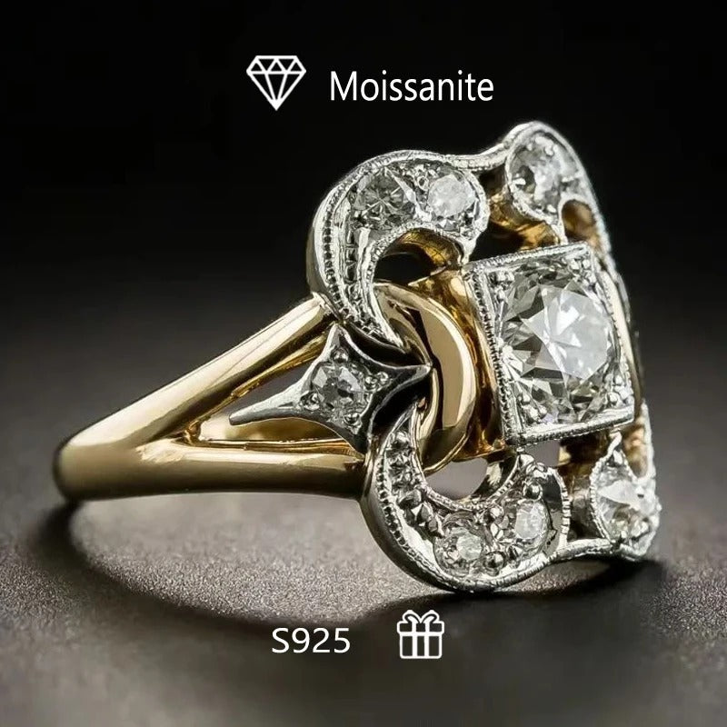 Vintage Zirkonia Goldring