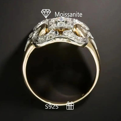 Vintage Zirkonia Goldring