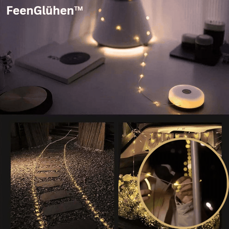 FeenGlühen™ Tragbare LED-Lichterkette für Feenstimmung