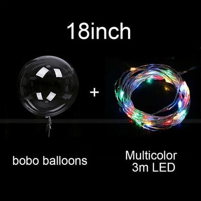 Wiederverwendbare LED-Luftballons zur Beleuchtung Ihrer Partys (X10)