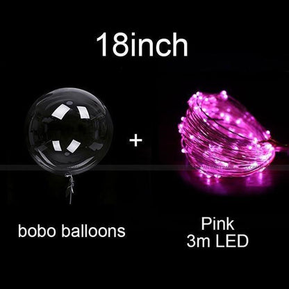 Wiederverwendbare LED-Luftballons zur Beleuchtung Ihrer Partys (X10)