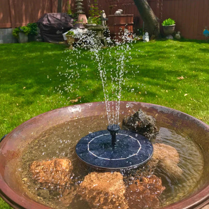 Ästhetischer Solarbrunnen für Garten und Balkon