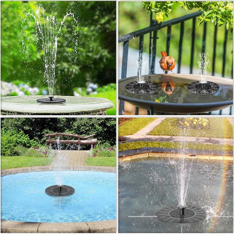 Ästhetischer Solarbrunnen für Garten und Balkon