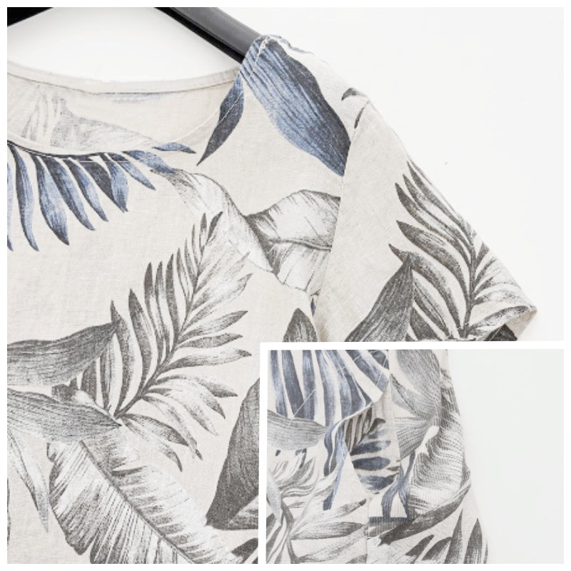 Victoria™ Botanischer Druckkleid