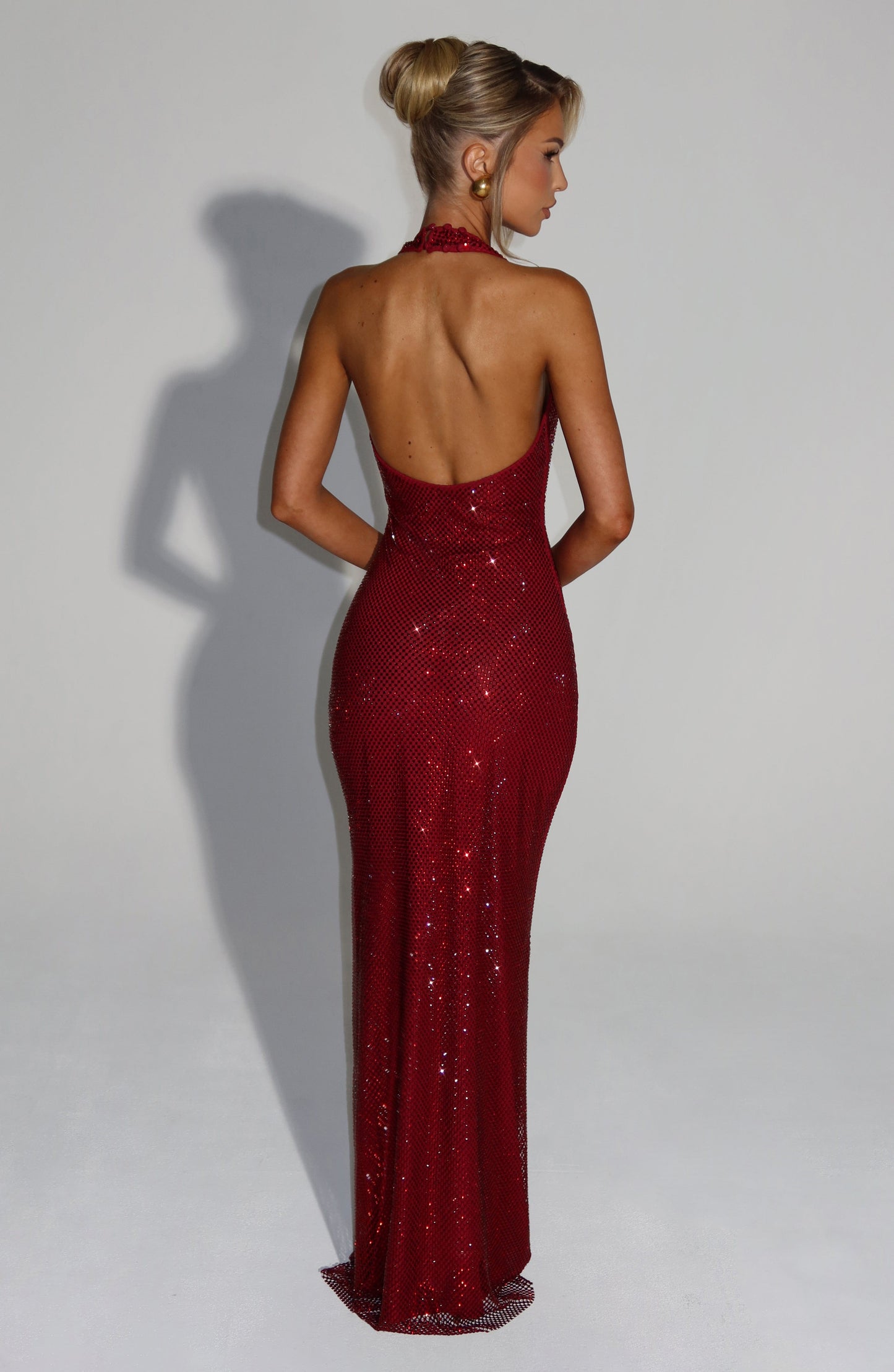 Starla Maxi Kleid - Wein