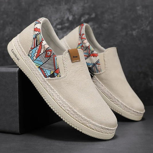 Archie | Flache Segeltuchschuhe